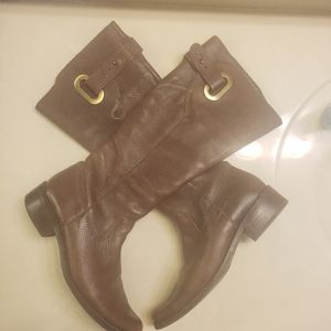 Matisse brown leather boots made in Brazil 7.5